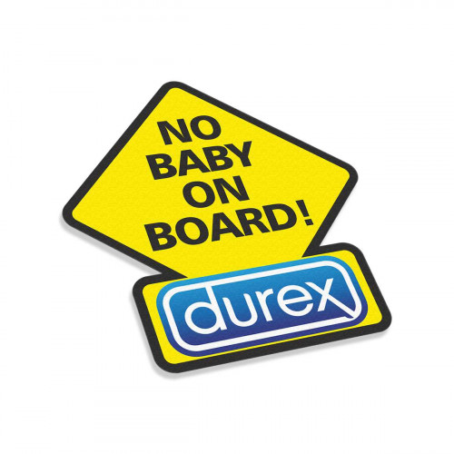 No Baby On Board Durex