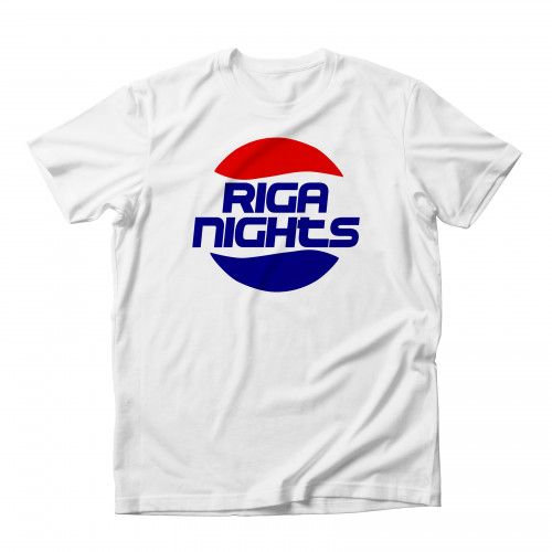 Riga Nights Drink T-shirt White